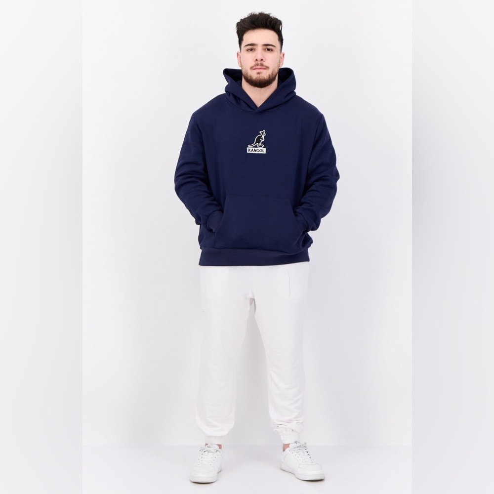 KANGOL | Men's Dark Blue Hoodie Sweater